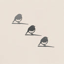 Lot de trois bébés oiseaux uniques