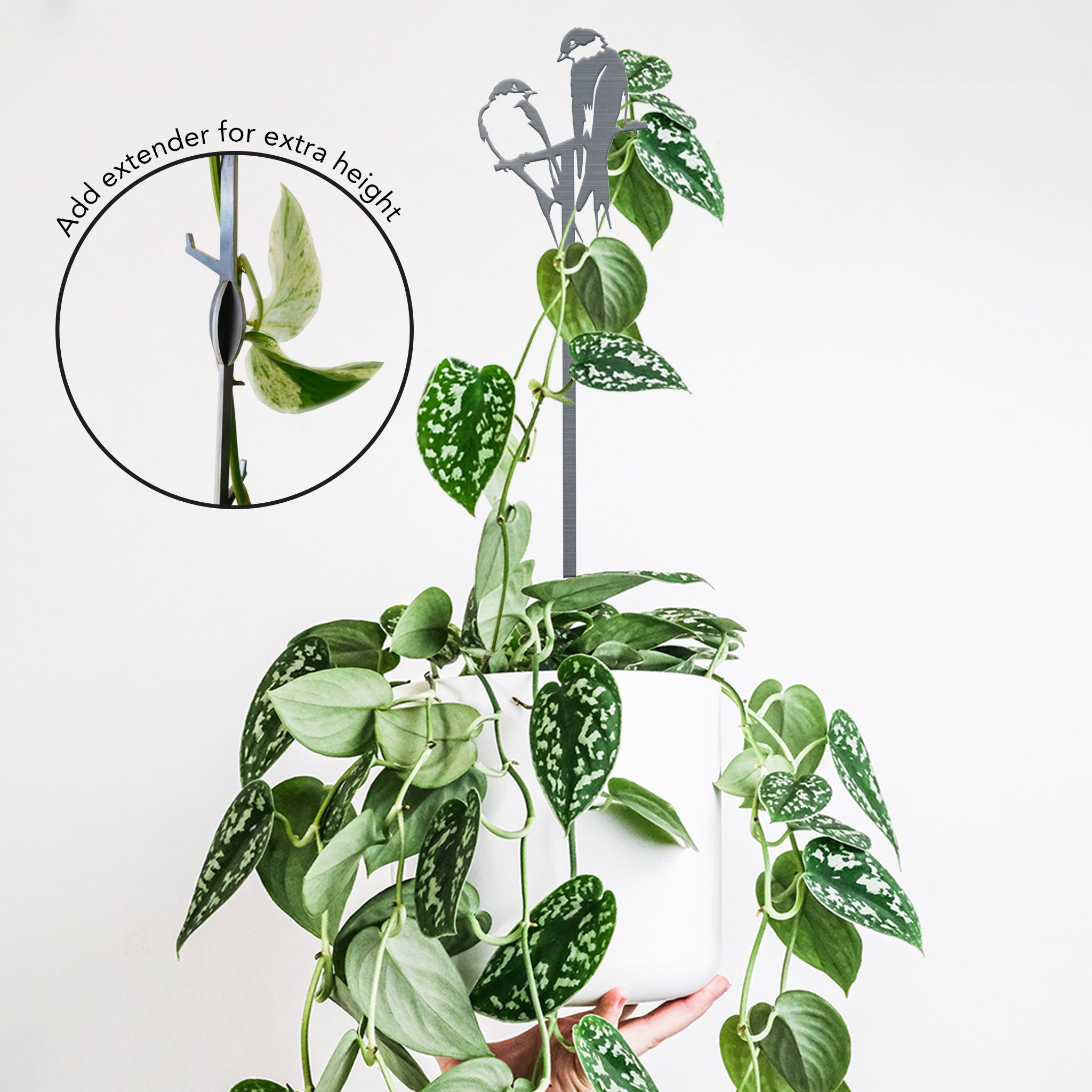 Tuteur de plantes Le couple d'hirondelles  - 96CM